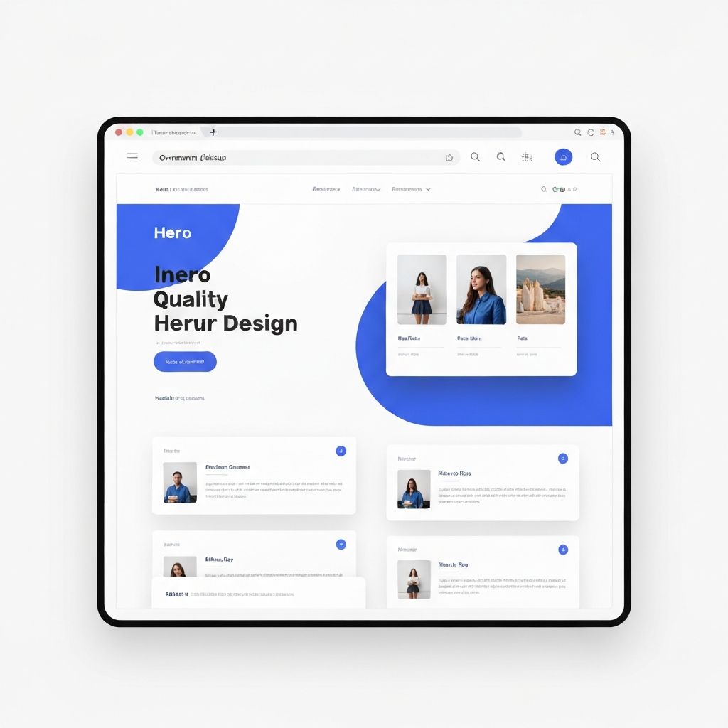 Modern website after Klarsite redesign